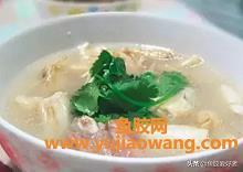 月子黑糯米炖鱼胶(鱼胶炖糯米功效与作用)