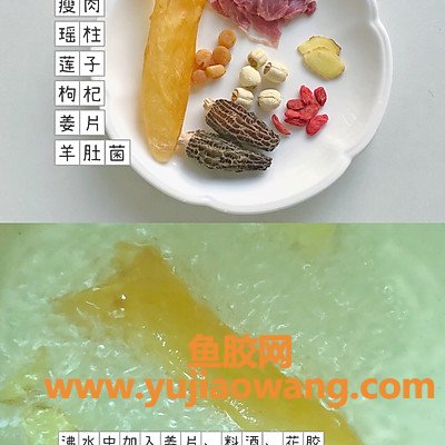 羊肚菌炖鱼胶瘦肉(花胶煲羊肚菌的功效) 羊肚菌炖鱼胶瘦肉(花胶煲羊肚菌的功效)