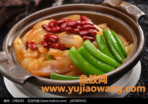 鱼胶炆红腰豆(鱼胶炖红腰豆做法)