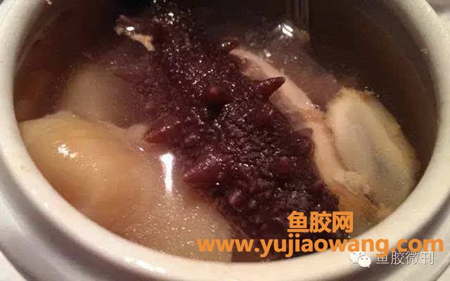 花胶海参炖乌鸡的功效(乌鸡炖海参的功效与作用)
