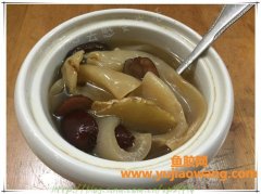花胶炖三枣有什么作用