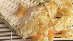 用猪皮伪造的花胶图片(猪皮花胶浸泡后的图片)