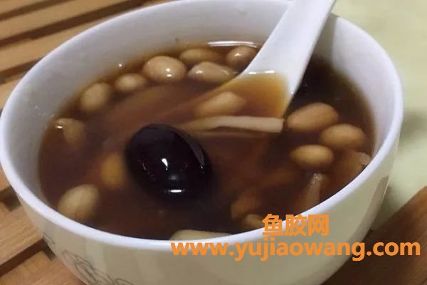 (鱼胶花生红枣洋参)【红枣花生炖鱼胶】 (鱼胶花生红枣洋参)【红枣花生炖鱼胶】