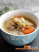 (鱼胶红萝卜汤的功效与作用)扁豆茯苓花胶鸡骨架汤