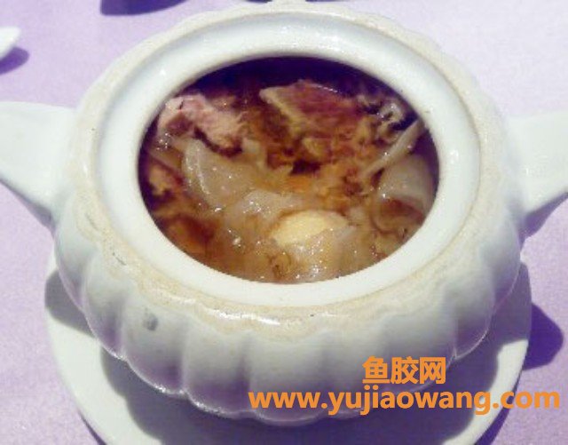 (鱼胶猪肚石斜可以一起煮吗)鱼胶(花胶)石斛煲的做法及功效