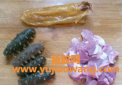(鱼胶和海参的功效)鱼胶(花胶)炖海参，简简单单也能达到滋补养颜大作