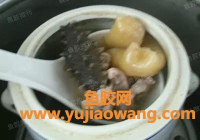 (鱼胶和海参的功效)鱼胶(花胶)炖海参，简简单单也能达到滋补养颜大作