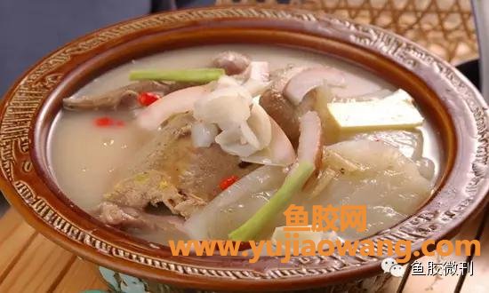 (鱼胶养血补血的功效与作用)鱼胶这样吃，嫩肤美容补气血