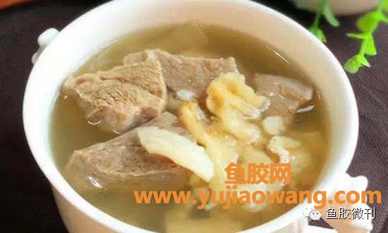 (鱼胶养血补血的功效与作用)鱼胶这样吃，嫩肤美容补气血